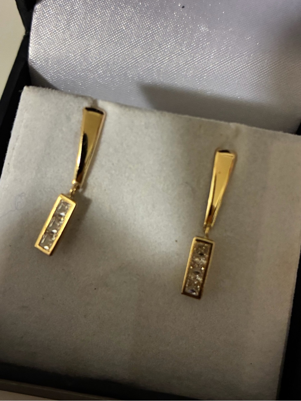 Genuine solid 10k yellow gold earrings
